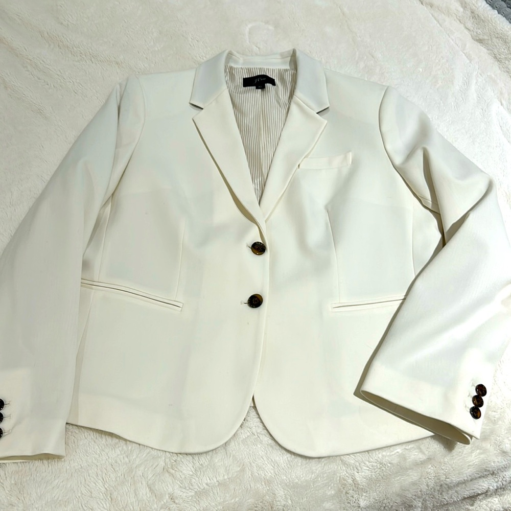 J Crew Women’s White Sport Jacket